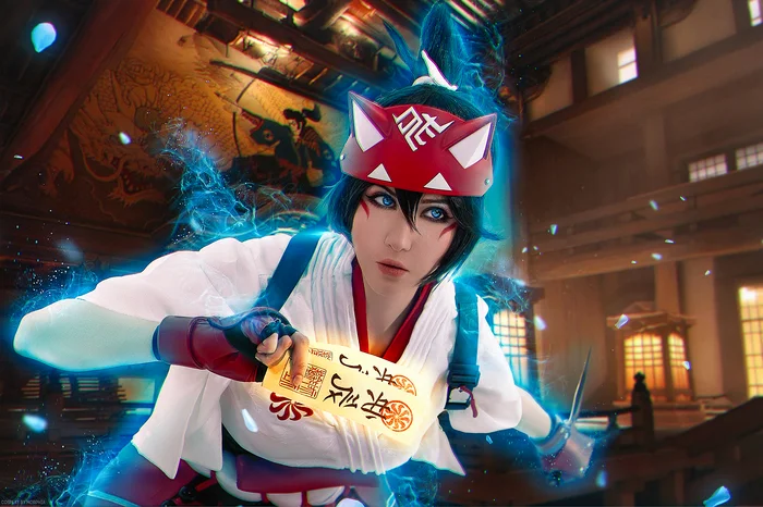 Kiriko Overwatch 2 - My, Fashion model, Cosplay, Cosplayers, PHOTOSESSION, Overwatch, Costume, The photo, Kiriko Kamori, Kitsune, Longpost