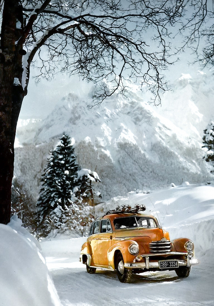 Интересные и местами забавные снимки на автомобильную тематику. 20 раскрашенных фотографий из ХХ века, часть III Старое фото, Фотография, Историческое фото, Ретроавтомобиль, История автомобилей, Авто, 20 век, Колоризация, Автомобильная классика, Длиннопост