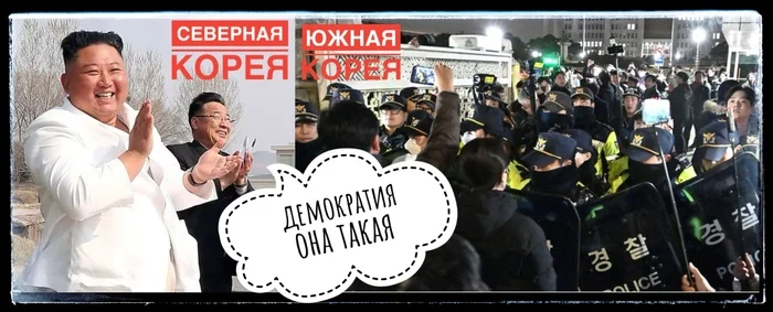 Democracy is like that ))) - My, Politics, South Korea, Parliament, Troops, Humor, Picture with text