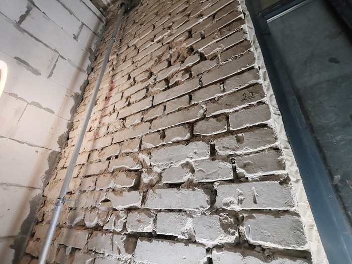 Кирпичная кладка 1960 годов