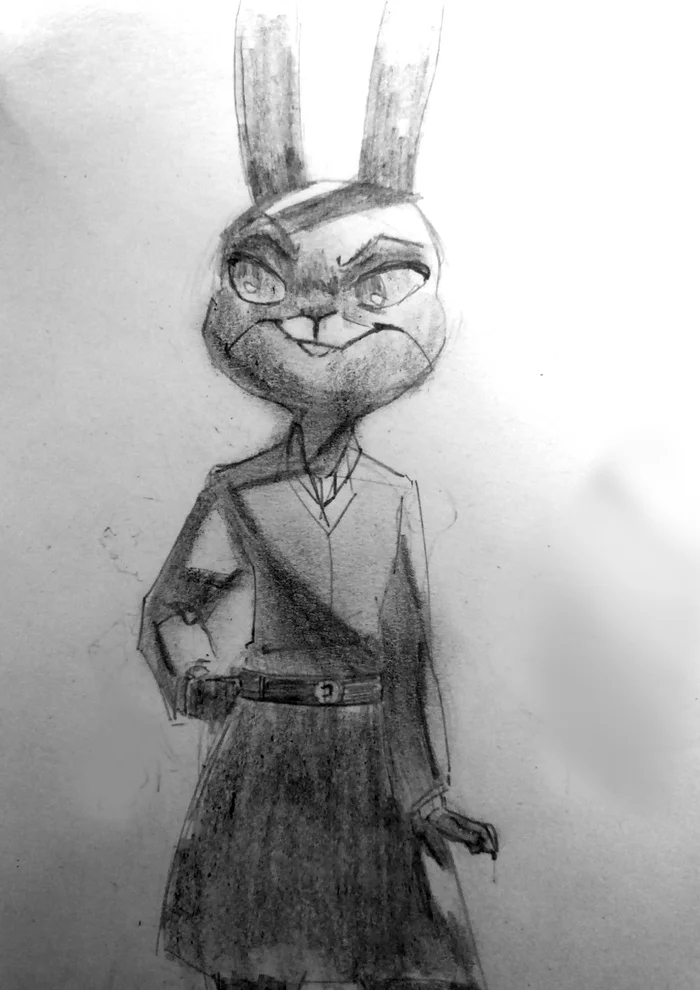 Rabbit - Judy hopps, Drawing