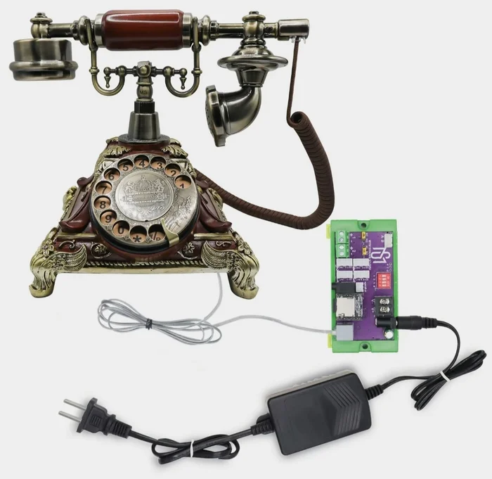 Retro phone that starts ringing when triggers are activated - Props, Telephone, Retro, AliExpress, Products, Chinese goods, Programming, Quest, Call, Phone call, Sensor, Sensor, Trigger, Electronics, Radio amateurs