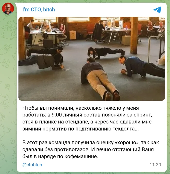 In IT, go in formation or leave - My, I`m CTO bitch, IT humor, Humor, Screenshot, Development of, Good toastmaster, Army, Army humor, Stand up, Ivan, Standards, Bosses