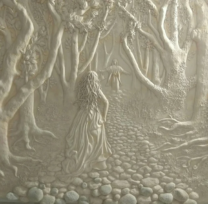 The Church - the Bride of Christ (based on the work of one wonderful author) - My, Bas-relief, Christianity