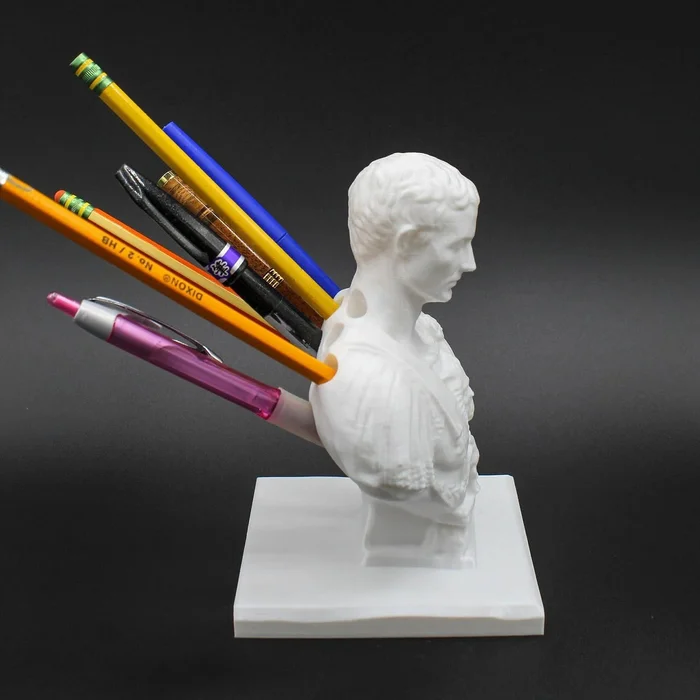 Pen and Pencil Holder Julius Caesar - Stand, Ball pen, Pencil, Guy Julius Caesar, Irony, And you brutus?