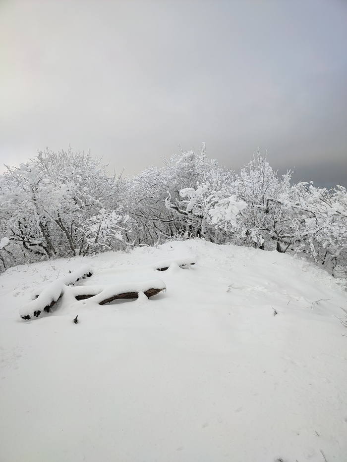 Вид с макушки крупных камней.
