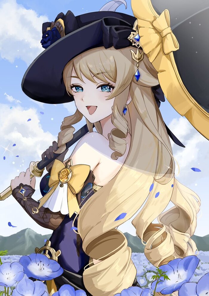    , Anime Art, Navia (Genshin Impact), Genshin Impact