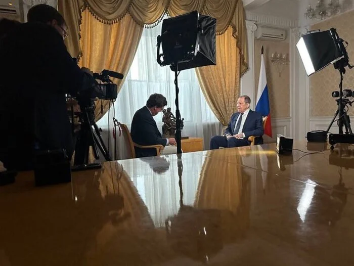 I was called a moron after the first question. What next? - Sergey Lavrov, Tucker Carlson, Question, Politics, Russia, USA, Journalism, Journalists, Negotiation