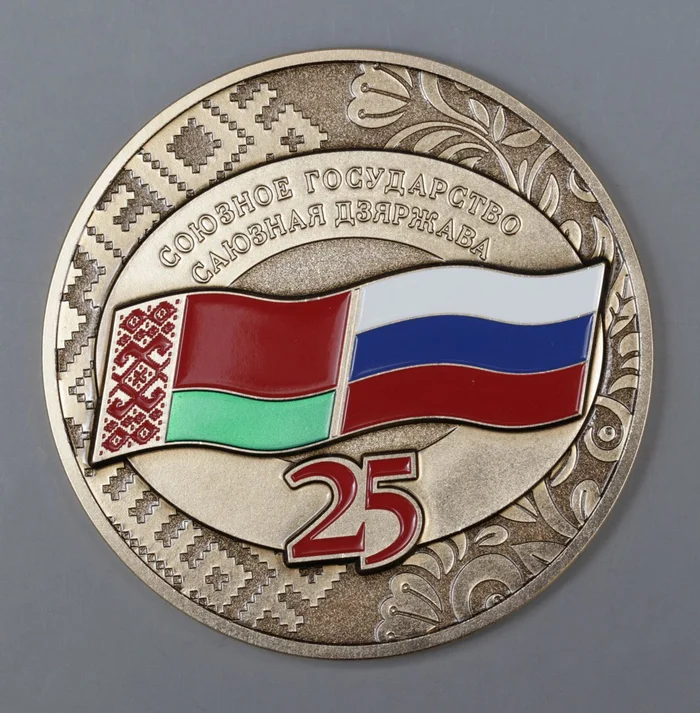 A jubilee medal has been established for the 25th anniversary of the Union State - Politics, Republic of Belarus, Russia, Medals, Union, Integration, Longpost