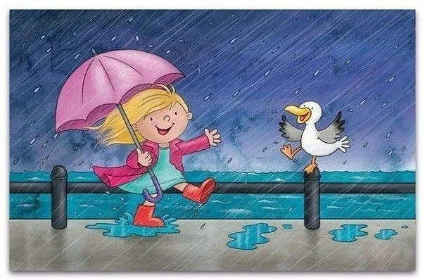 Weather forecast for tomorrow: wind from the direction of LUCK and precipitation in the form of HAPPINESS! - Humor, Weather forecast, Luck, Happiness, Joy