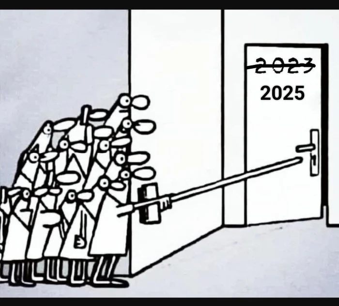 New Year is coming soon - 2025, New Year, Memes, Door, Plans for the future