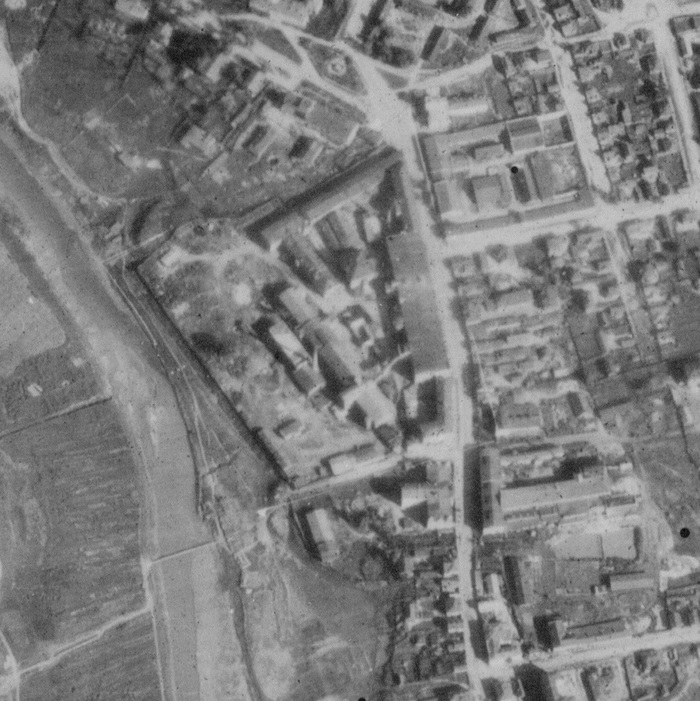 Аэрофотосъёмка Казани немецкой разведкой. 1942 год.