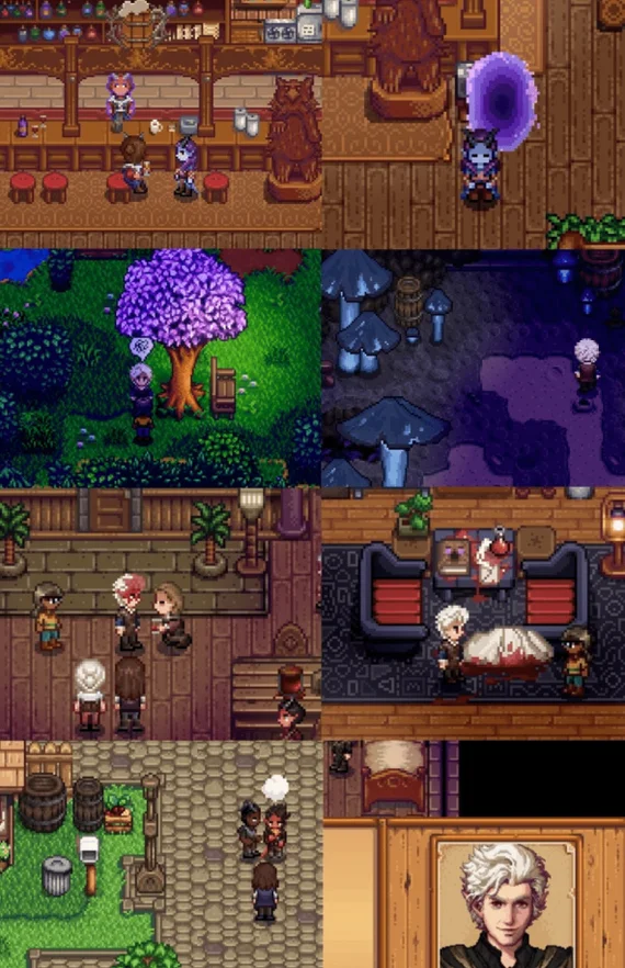 Baldur's Gate 3 Characters in Stardew Valley! - Game world news, Computer games, Steam, Indie game, Stardew Valley, Baldur’s Gate 3, Fashion, Games, Telegram (link), Longpost