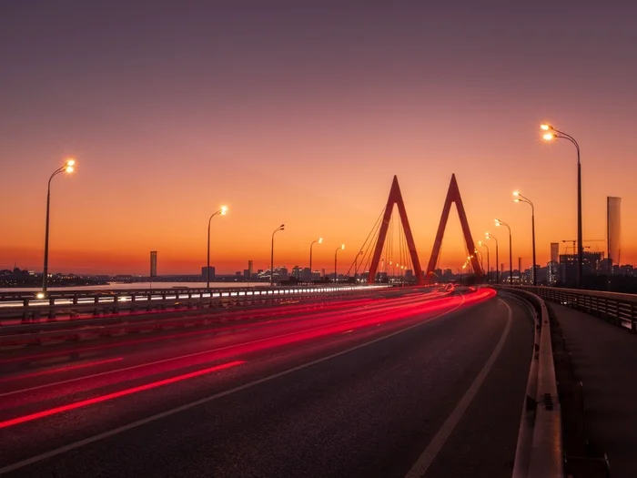 Millennium Bridge in Kazan - Kazan, Tatarstan, Bridge, Millennium, Tatars, Telegram (link), The photo