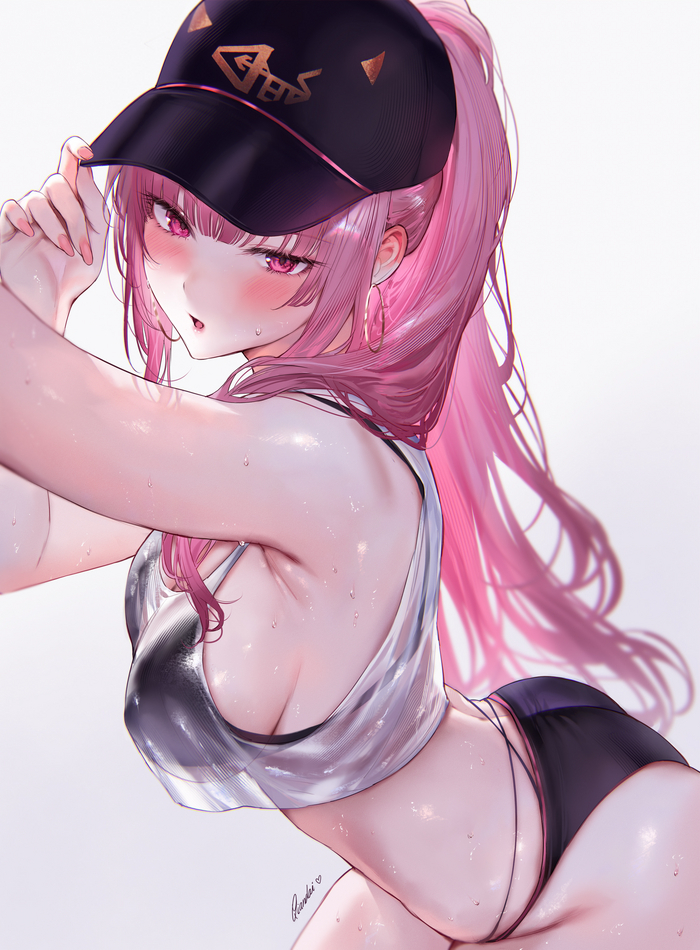 Mori Anime Art, , Hololive, Virtual YouTuber, Mori Calliope, Qiandaiyiyu