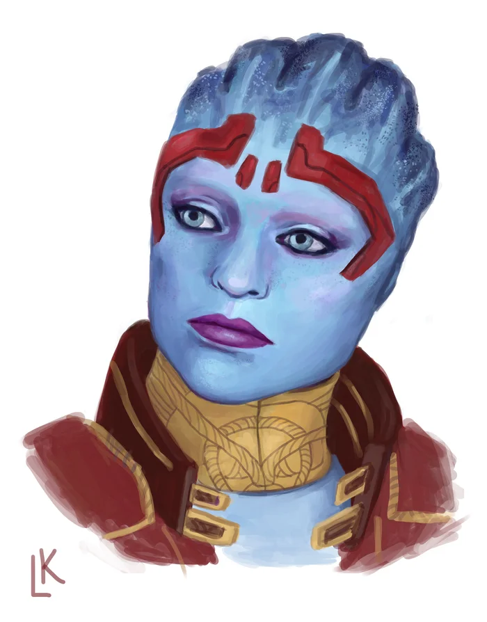 Mass Effect characters (fanart) - My, Mass effect, Art, Samara, Mordin Solus, Thein Krios, Urdnot Rex, Jack, Legion, Garrus, Miranda Lawson, Ashley Williams, Kasumi Goto, Tali zorah, Joker, Liara Tsoni, Longpost