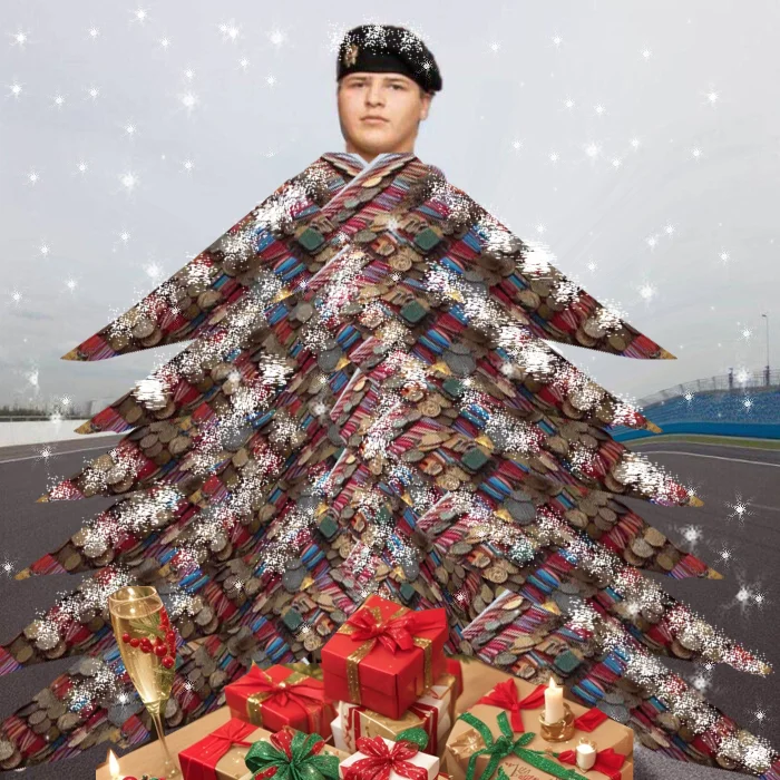 Have you put up your Christmas tree yet? - New Year, Christmas tree, Adam Kadyrov, Adam spoils everything, Humor, Fotozhaba, Politics