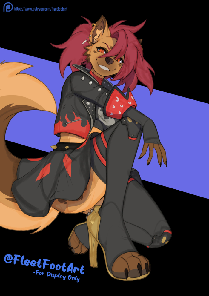 Frinn , , , Furry hyena, Fleet-foot