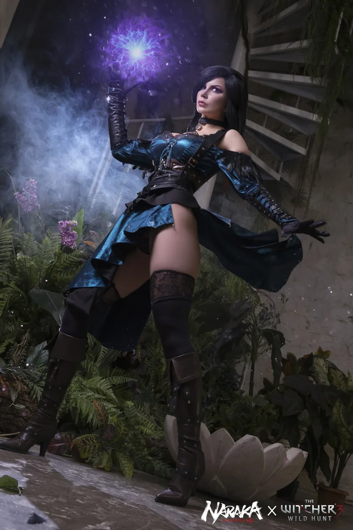 I became an ambassador for the Naraka x Witcher collaboration - Cosplayers, Cosplay, Computer games, PHOTOSESSION, Games, Witcher, Costume, The Witcher 3: Wild Hunt, Girls, Yennefer, Fashion model, Longpost