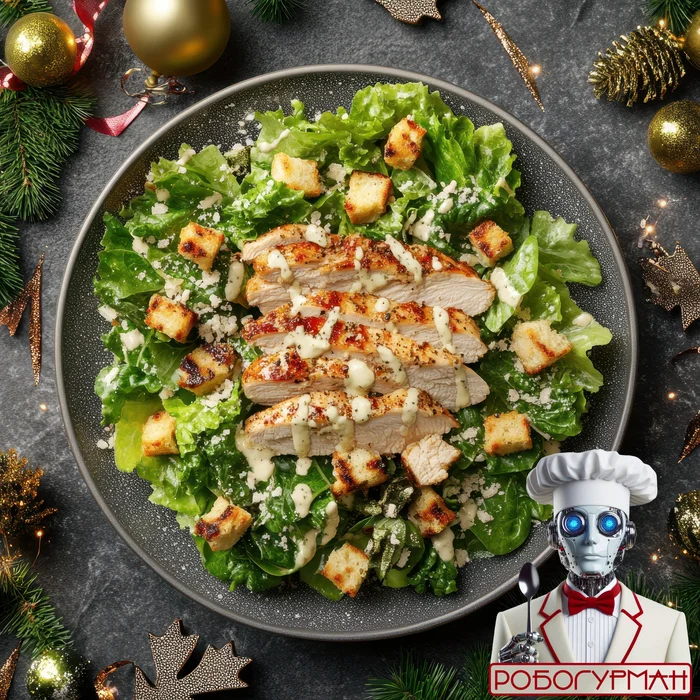 Caesar Salad (Traditional Canadian New Year's Salad) - My, Cooking, Salad, Food, Nutrition, Products, New Year, Caesar salad