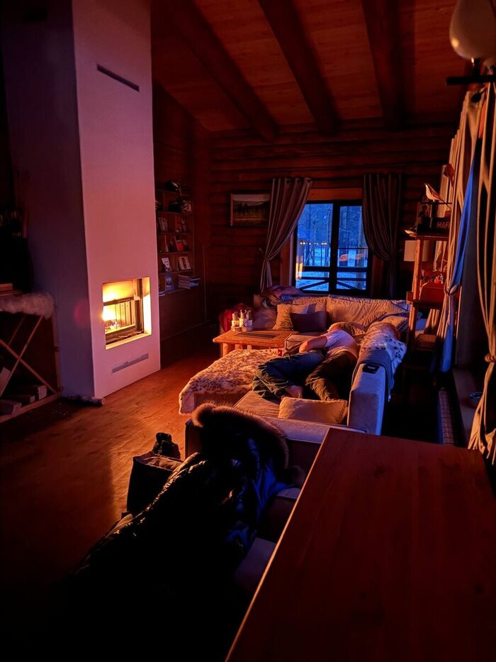 Сон у камина