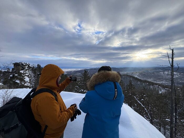 На одной из вершин Кадалинских Дворцов