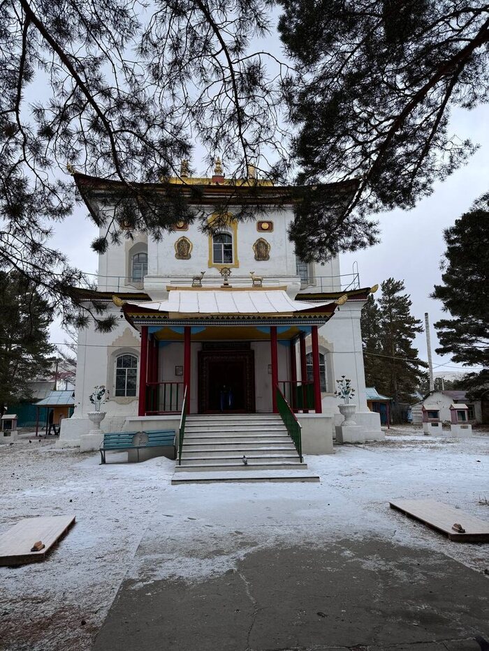 На территории Агинского Дацана