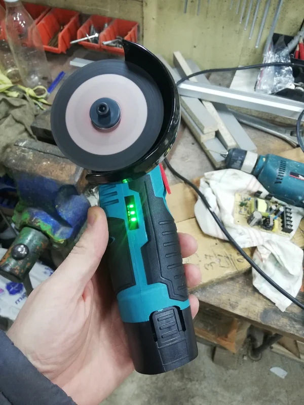 Cordless grinder for 1,800 rubles - AliExpress, Products, Chinese goods, Electronics, Bulgarian, Tools, Repair, Building, Workshop, Master, Metalworking, Convenience, Longpost