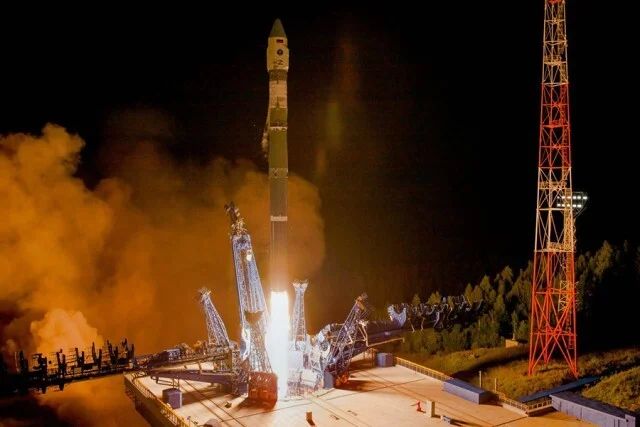 Launch of the Soyuz 2.1b rocket - Booster Rocket, Cosmonautics, Satellites, Plesetsk, Video