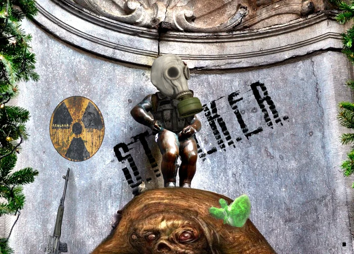 Artifact Weak Bladder - My, Humor, Stalker 2: Heart of Chernobyl, Artifact, Photoshop, Pissing boy