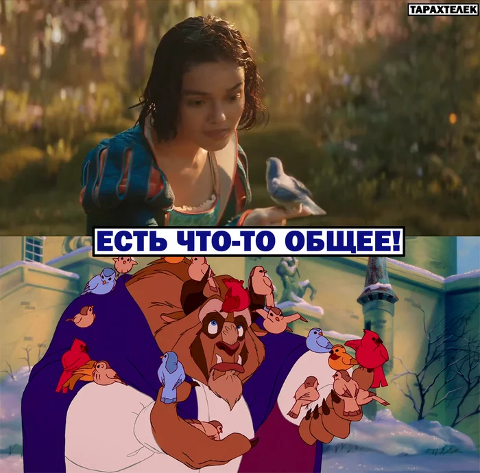 Miracle snow! - My, Humor, Memes, VKontakte (link), Movies, Picture with text, Snow White, The beauty and the Beast