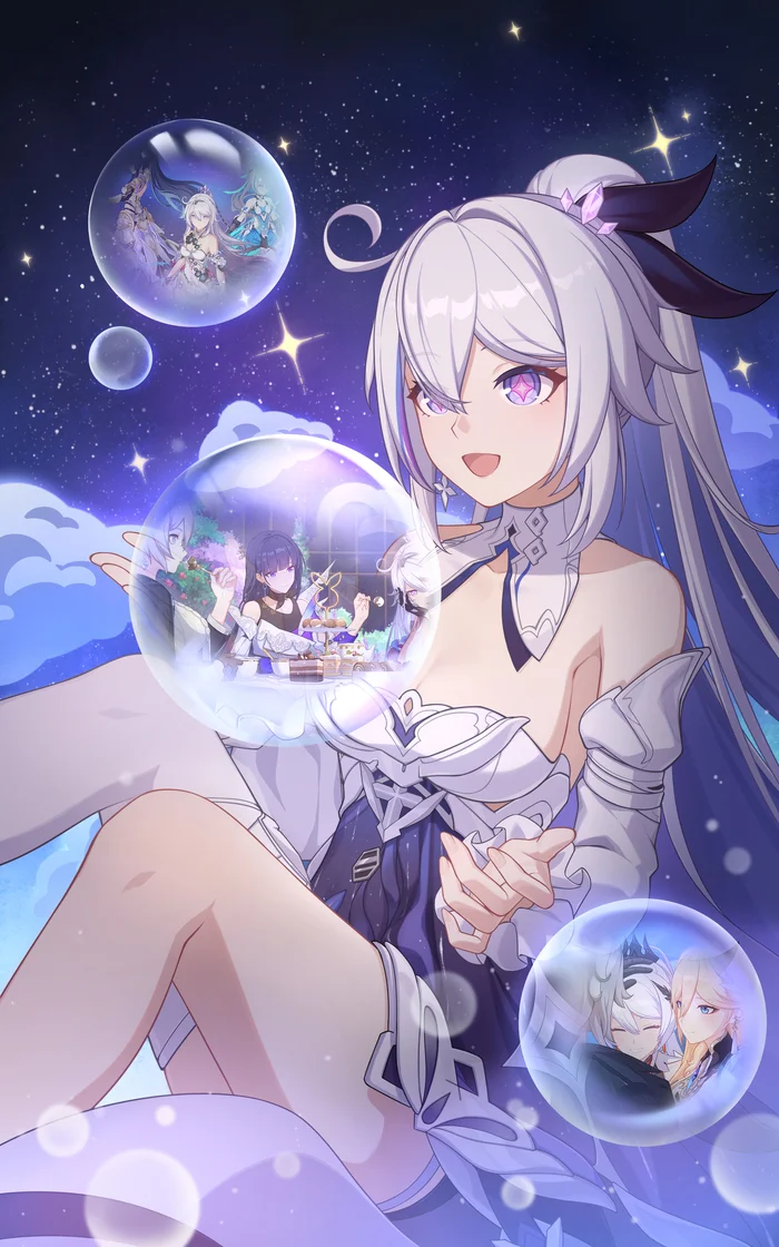 Happy Birthday Kiana! - Anime Art, Аниме, Honkai Impact, Kiana kaslana, Raiden mei, Bronya Zaychik, Bianka durandal ataegina