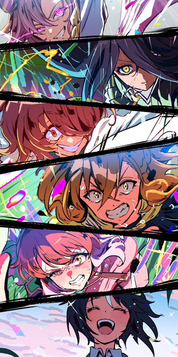 Beginning of a New Era , Anime Art, Uma Musume Pretty Derby, Agnes Tachyon, Manhattan Cafe, Animal Ears, Jungle Pocket, Tm Opera o (Uma Musume), Dantsu Flame, Fuji Kiseki