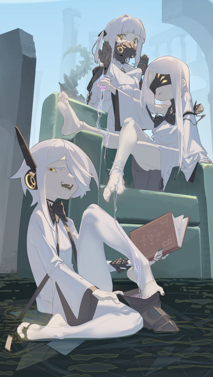 CyberLoli , Anime Art, Loli, Blue Archive, Ein (Blue Archive), Ohr (Blue Archive)