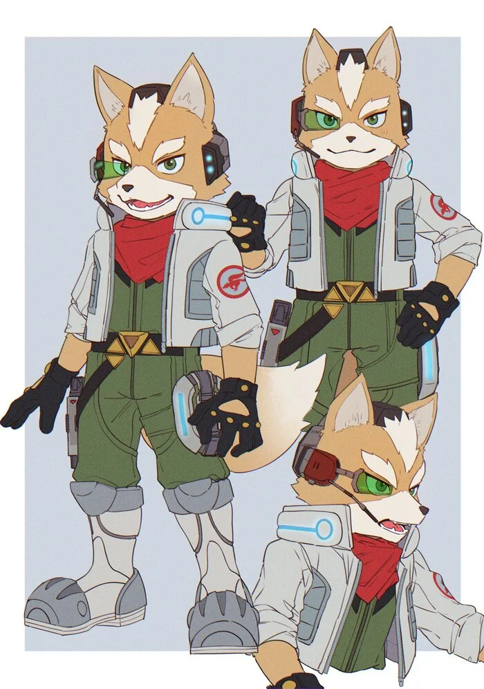 Fox McCloud - Автор @hota_hawk - Star Fox, Nintendo, Арт, Fox McCloud