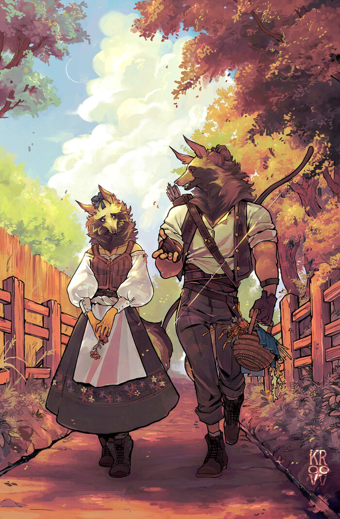 Walking home , , Furry Canine