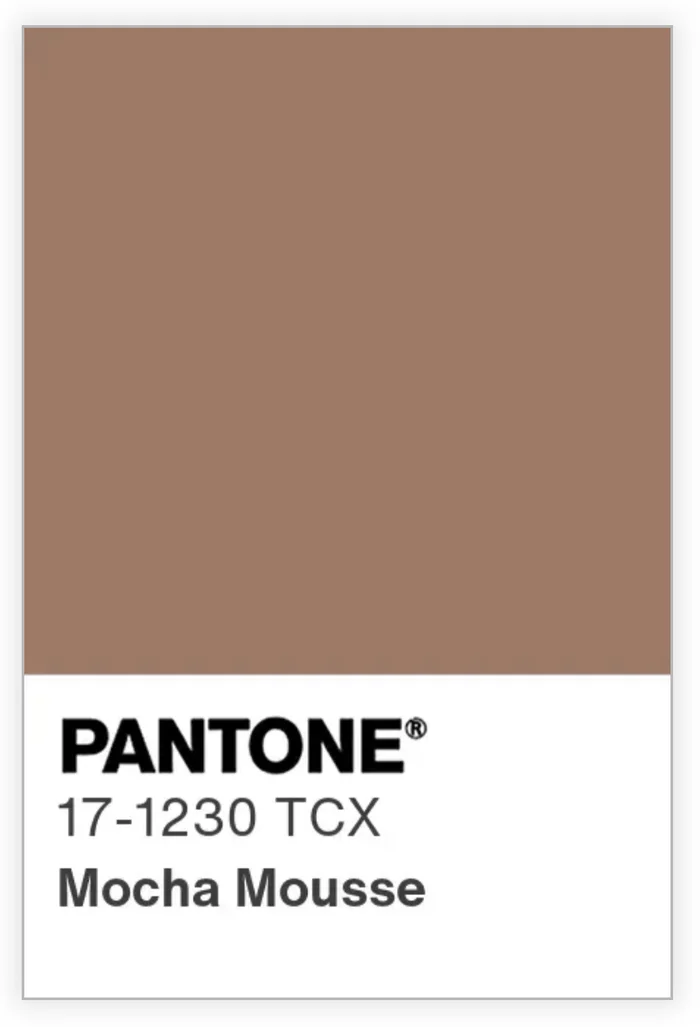 Mocha Mousse. Mocha Mousse and not Mouse Urine - Pantone, Pantone, Color, Design, Designer