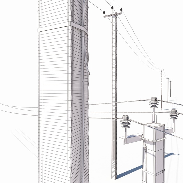 полигонов много