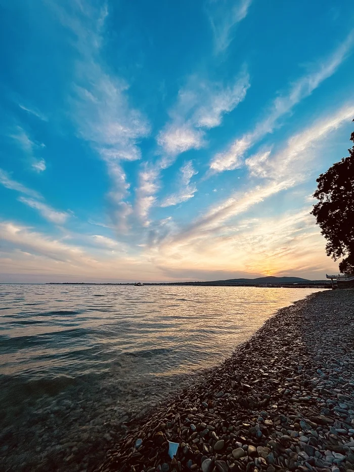 Another sunset - My, Sunset, Gelendzhik, Mobile photography, Black Sea, Landscape