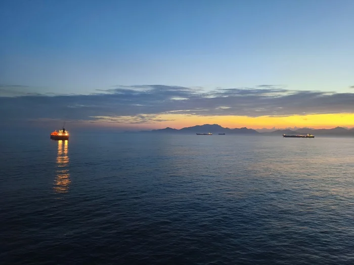 Ilha Grande, Brazil - My, Work at sea, Brazil, Sunset, The photo