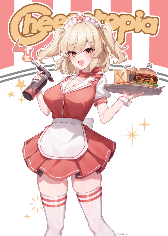  ! Anime Art, , Zenless Zone Zero, Burnice White (zzz), , 