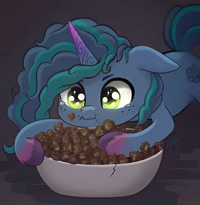 Сухой завтрак из шоколадных шариков — это вкусно!