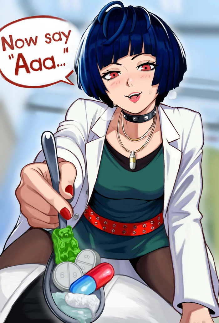 Say AAA - Anime art, Anime, Games, Persona, Persona 5, Takemi Tae