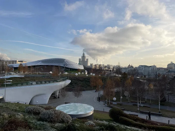 Москва прекрасно в любое время года! - Моё, Москва, Зарядье, Парк, Дизайн, Красота, Столица