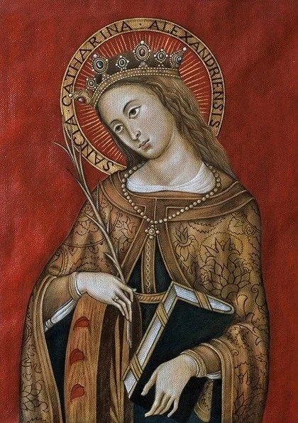 Catherine of Alexandria - Holidays, Birthday, Day, Name day, Ekaterina, Katyusha, Good mood, Congratulation, Mood, Presents, The Saints, Martyrs, Christianity, Religion, Yekaterinburg, Krasnodar, Longpost