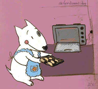 Weekend plan from the dog - My, Dog, Bull terrier, Digital drawing, Weekend, Illustrations, Drawing, Longpost