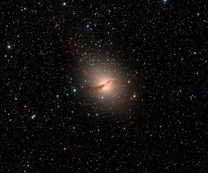 Photo of the radio galaxy Centaurus A in the visible range! - Astronomy, Universe, Galaxy, Pictures from space, Hubble telescope, Longpost