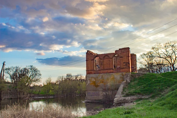 Разрушенная ГЭС - Моё, Ростовская область, Река, ГЭС