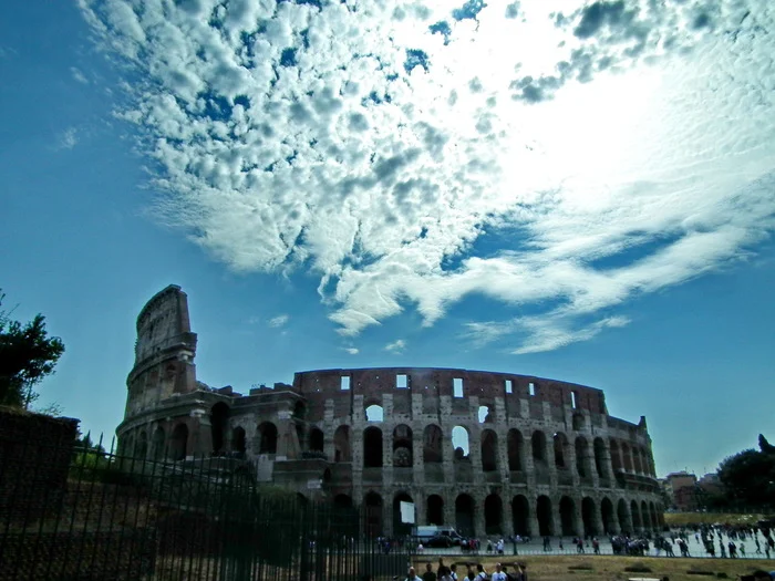 Coliseum - My, The photo, Travels, Tourism, History (science), Coliseum, Rome, Italy, Around the world