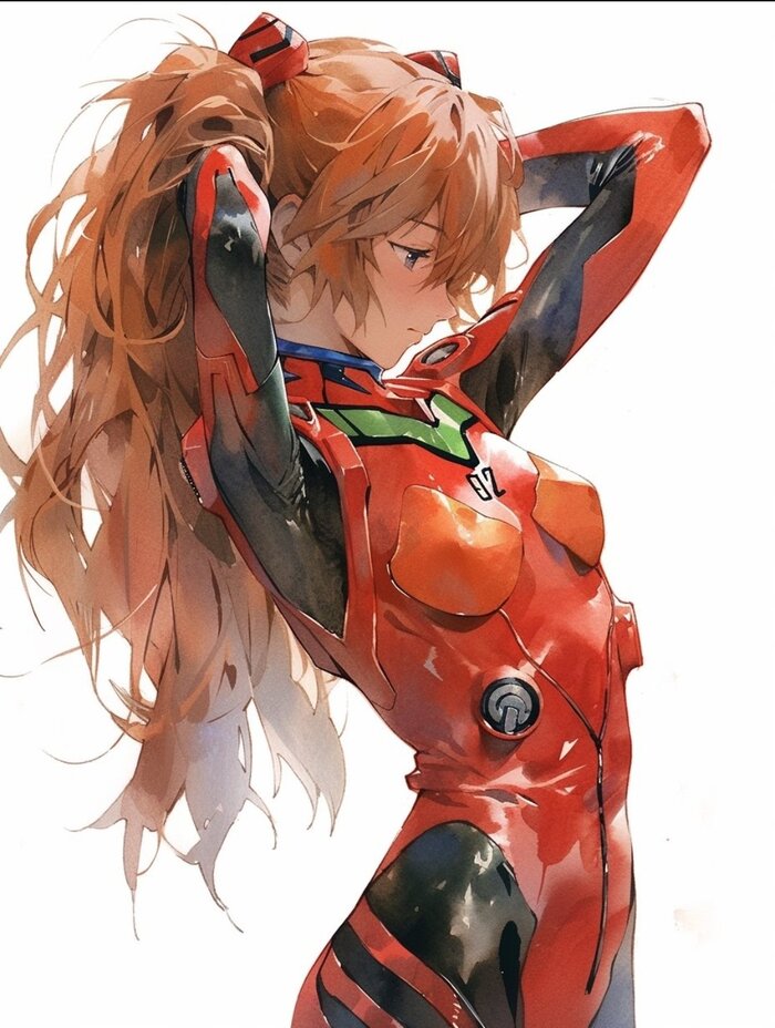  , Anime Art, , Evangelion, Asuka Langley,  